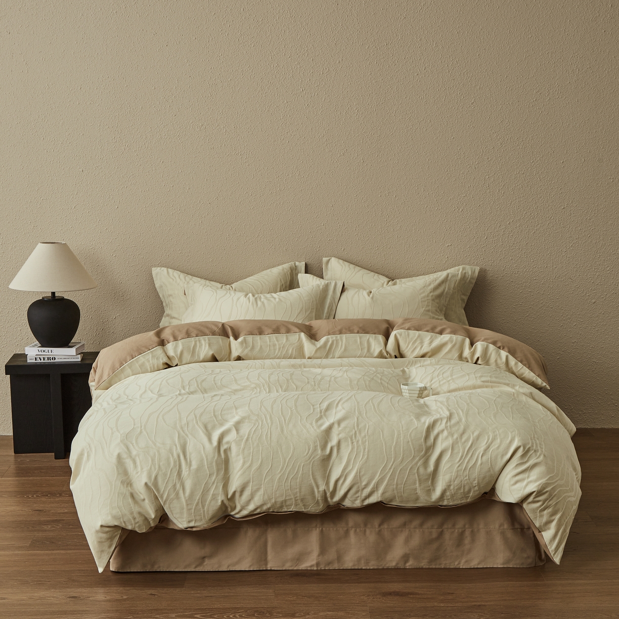 91家纺网 家纺一手货源 找家纺 （总）顾家家居 2025新款全棉厚织提花四件套