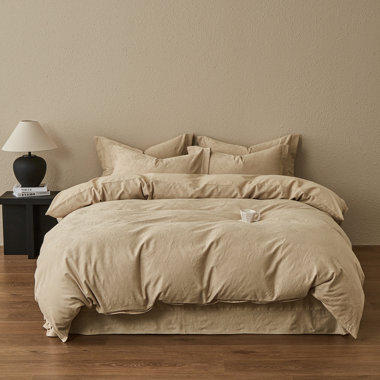 91家纺网 家纺一手货源 找家纺 （总）顾家家居 2025新款全棉厚织提花四件套