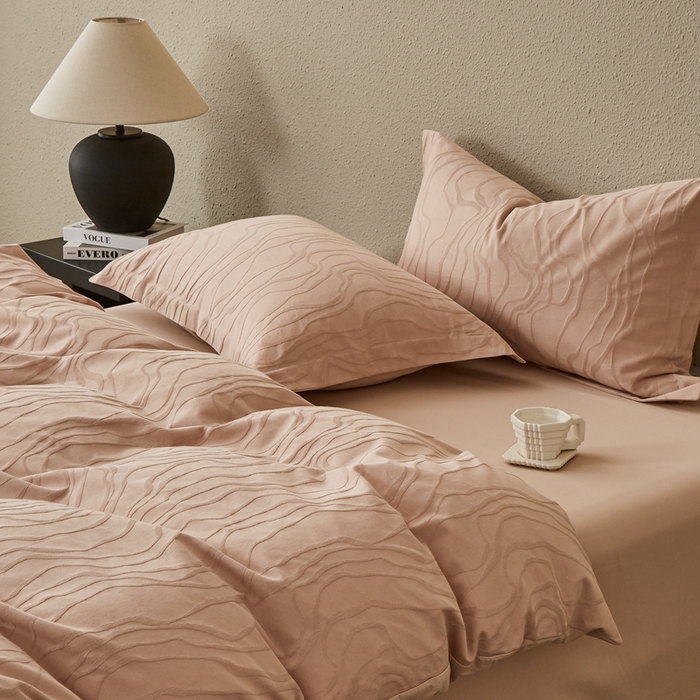 91家纺网 家纺一手货源 找家纺 （总）顾家家居 2025新款全棉厚织提花四件套