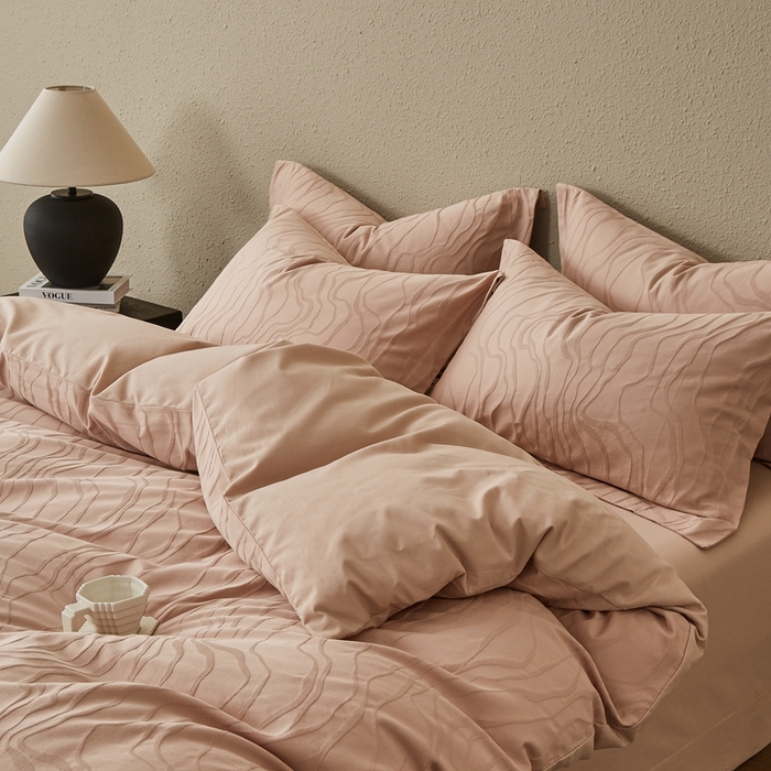 91家纺网 家纺一手货源 找家纺 （总）顾家家居 2025新款全棉厚织提花四件套