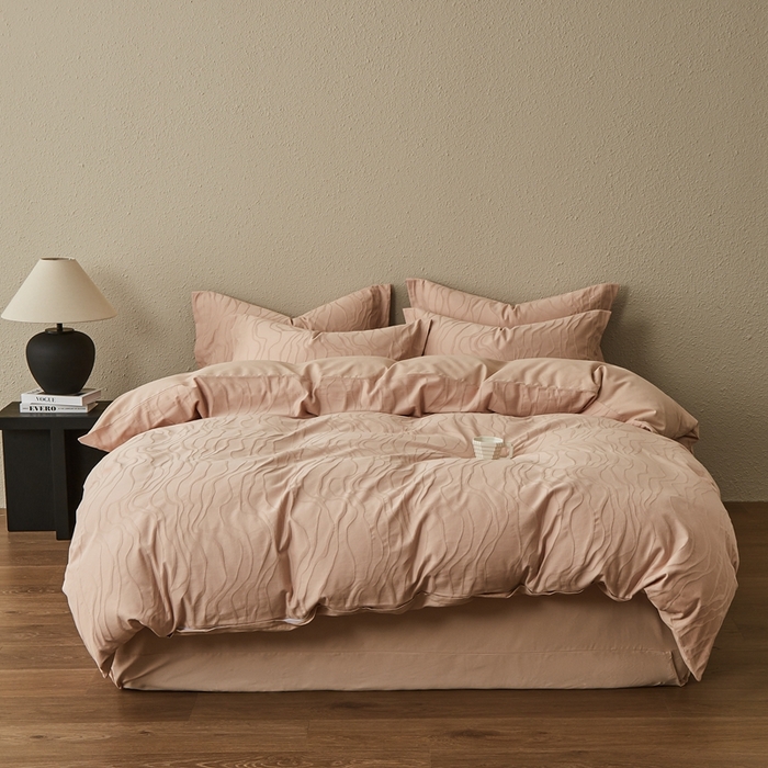 91家纺网 家纺一手货源 找家纺 （总）顾家家居 2025新款全棉厚织提花四件套