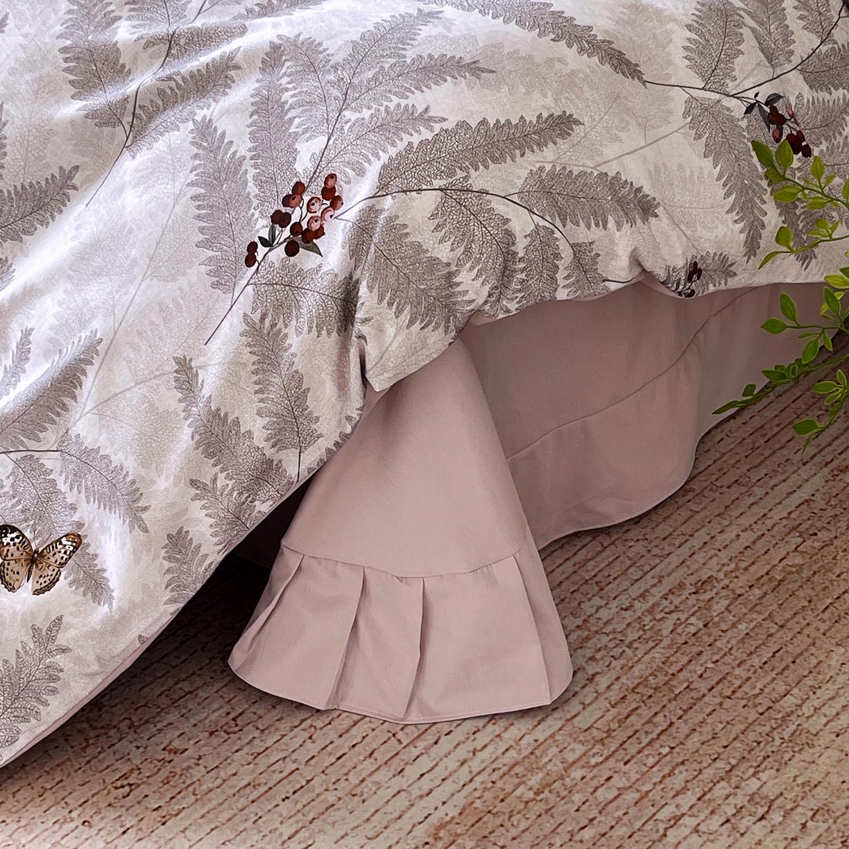 91家纺网 家纺一手货源 找家纺 宜家坊 2025新款升级疆大白全棉加厚生态磨毛四件套 梦蝶