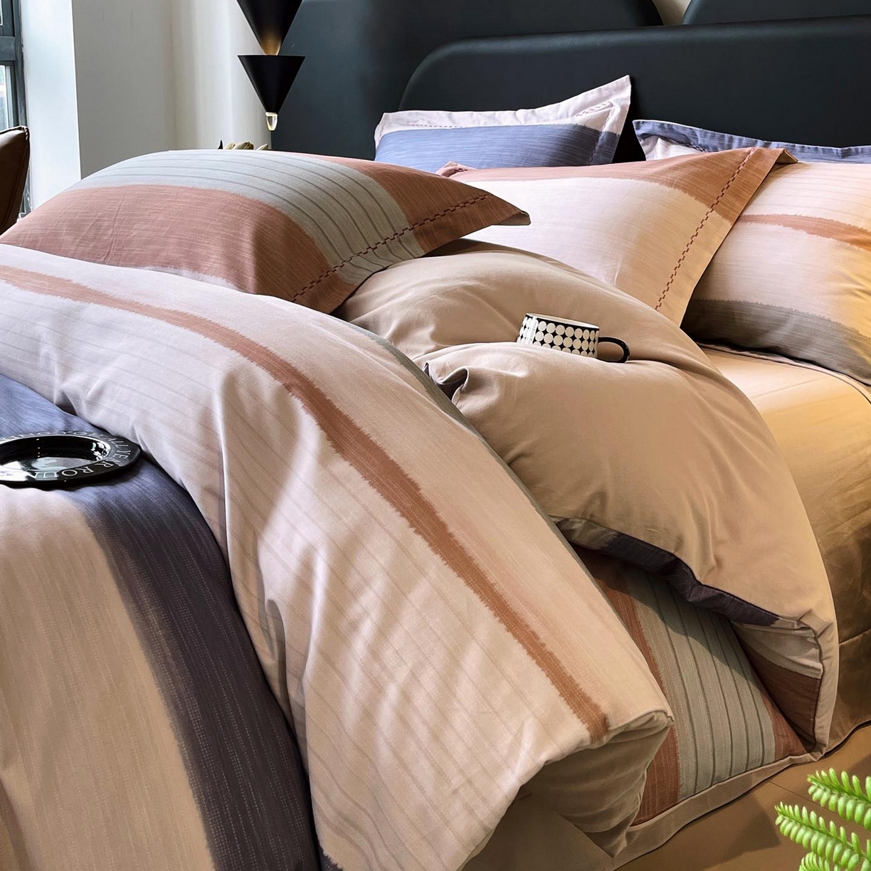 宜家坊 2025新款升级疆大白全棉加厚生态磨毛四件套 山川