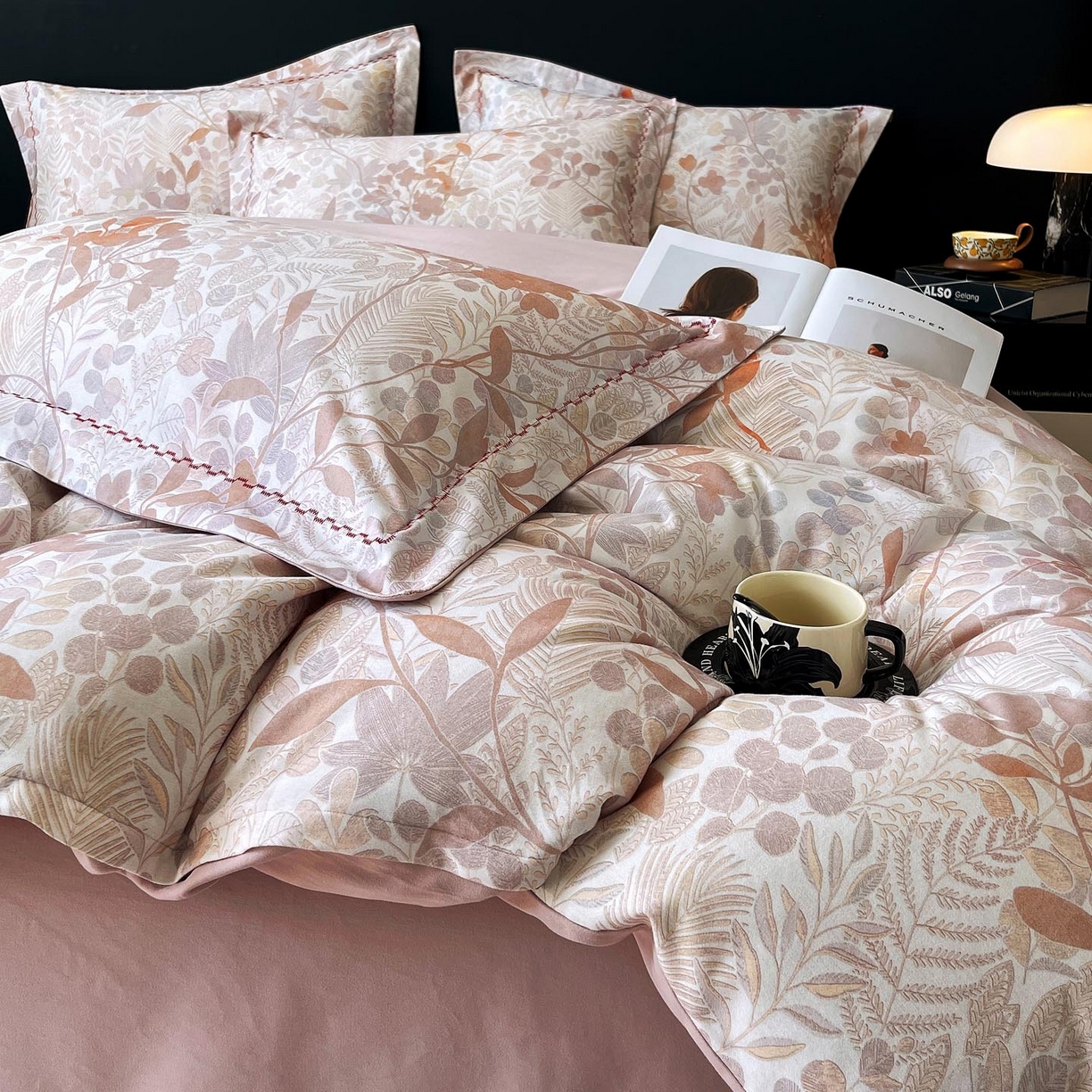 91家纺网 家纺一手货源 找家纺 宜家坊 2025新款升级疆大白全棉加厚生态磨毛四件套 恬觅