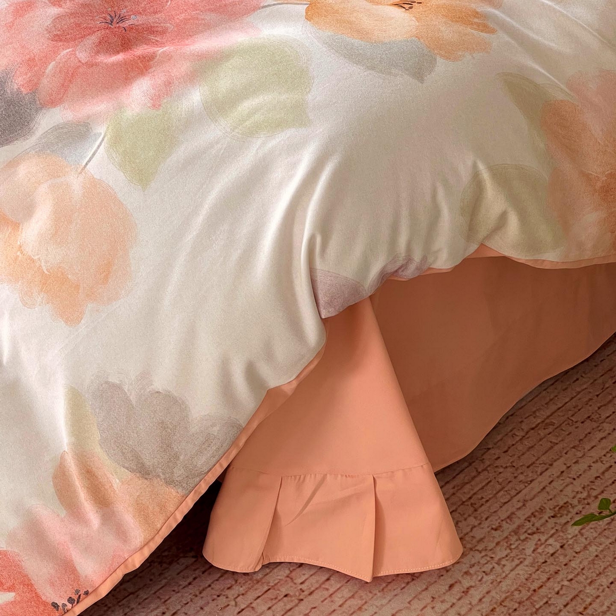 91家纺网 家纺一手货源 找家纺 宜家坊 2025新款升级疆大白全棉加厚生态磨毛四件套 夕雾