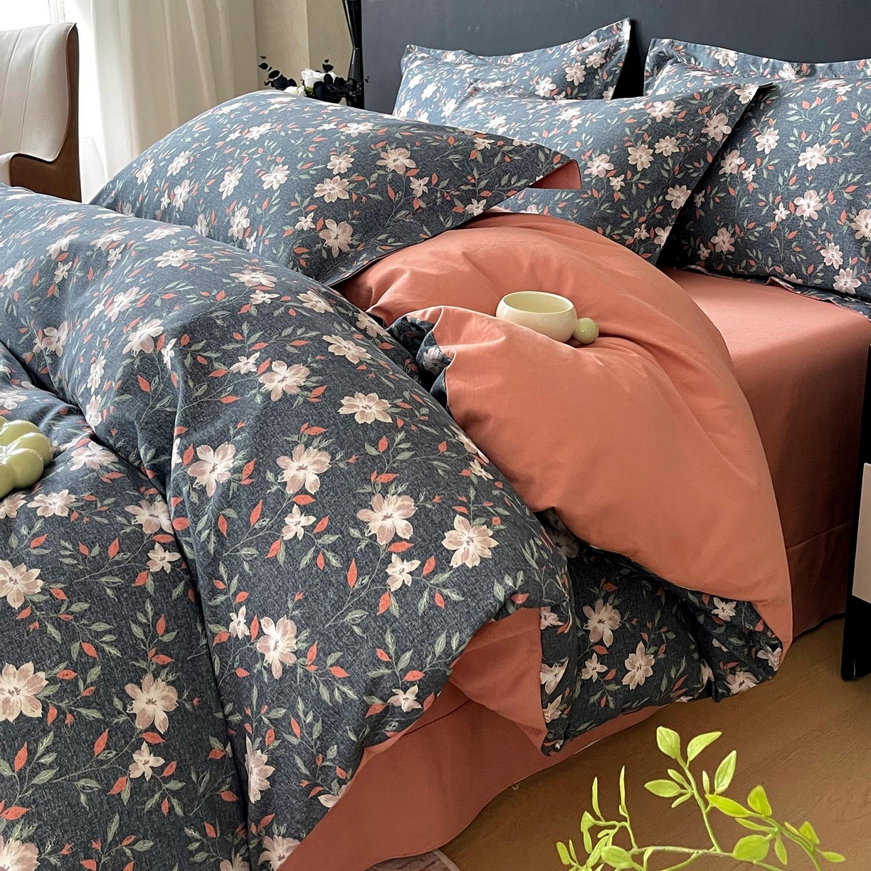 宜家坊 2025新款升级疆大白全棉加厚生态磨毛四件套 香草集