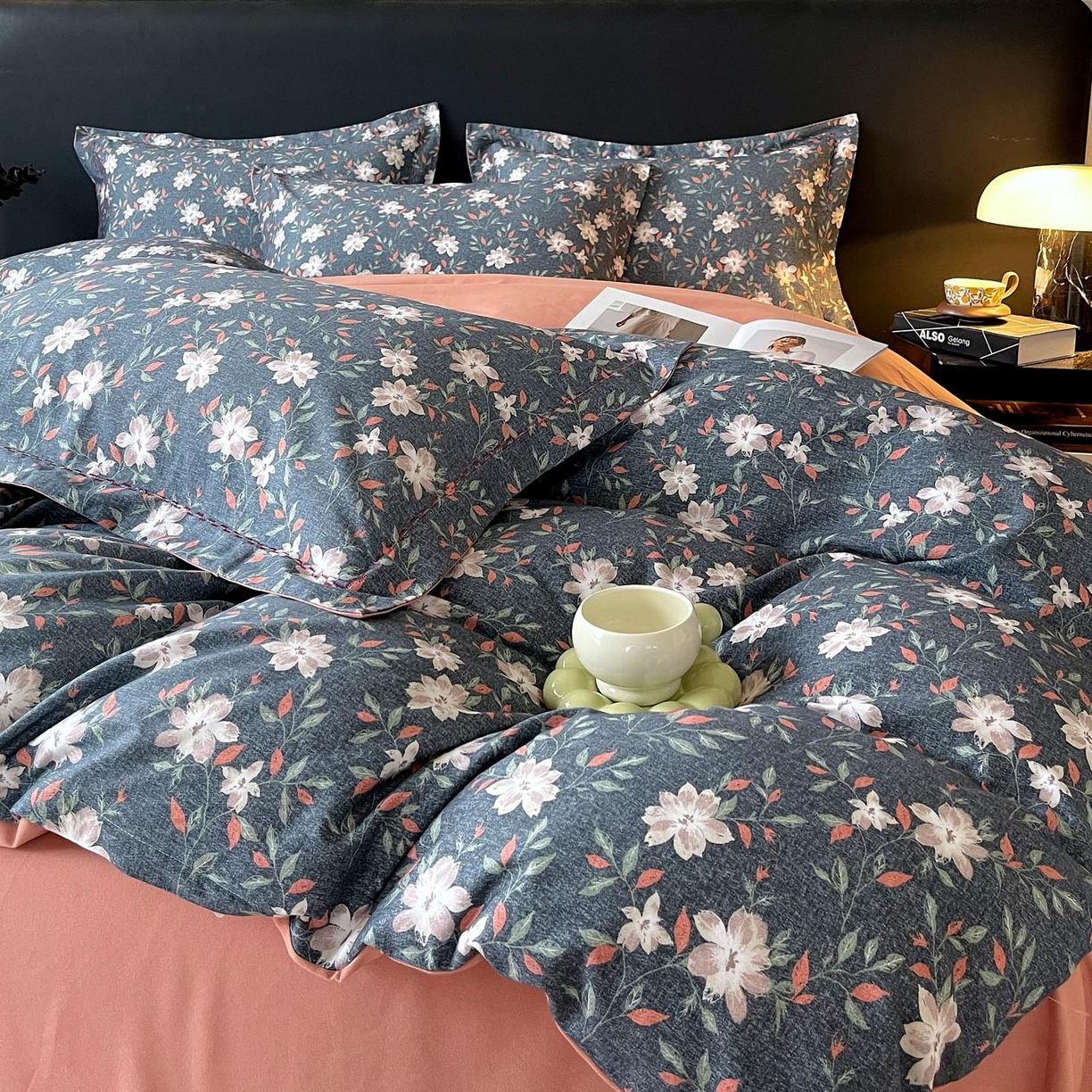 91家纺网 家纺一手货源 找家纺 宜家坊 2025新款升级疆大白全棉加厚生态磨毛四件套 香草集