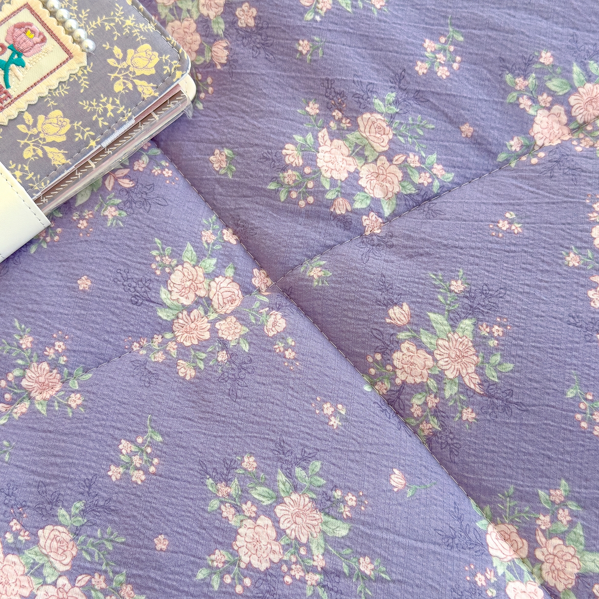 91家纺网 家纺一手货源 找家纺 弗苓家纺 2025新款A类云感有氧双层纱冬被被子被芯 豆蔻