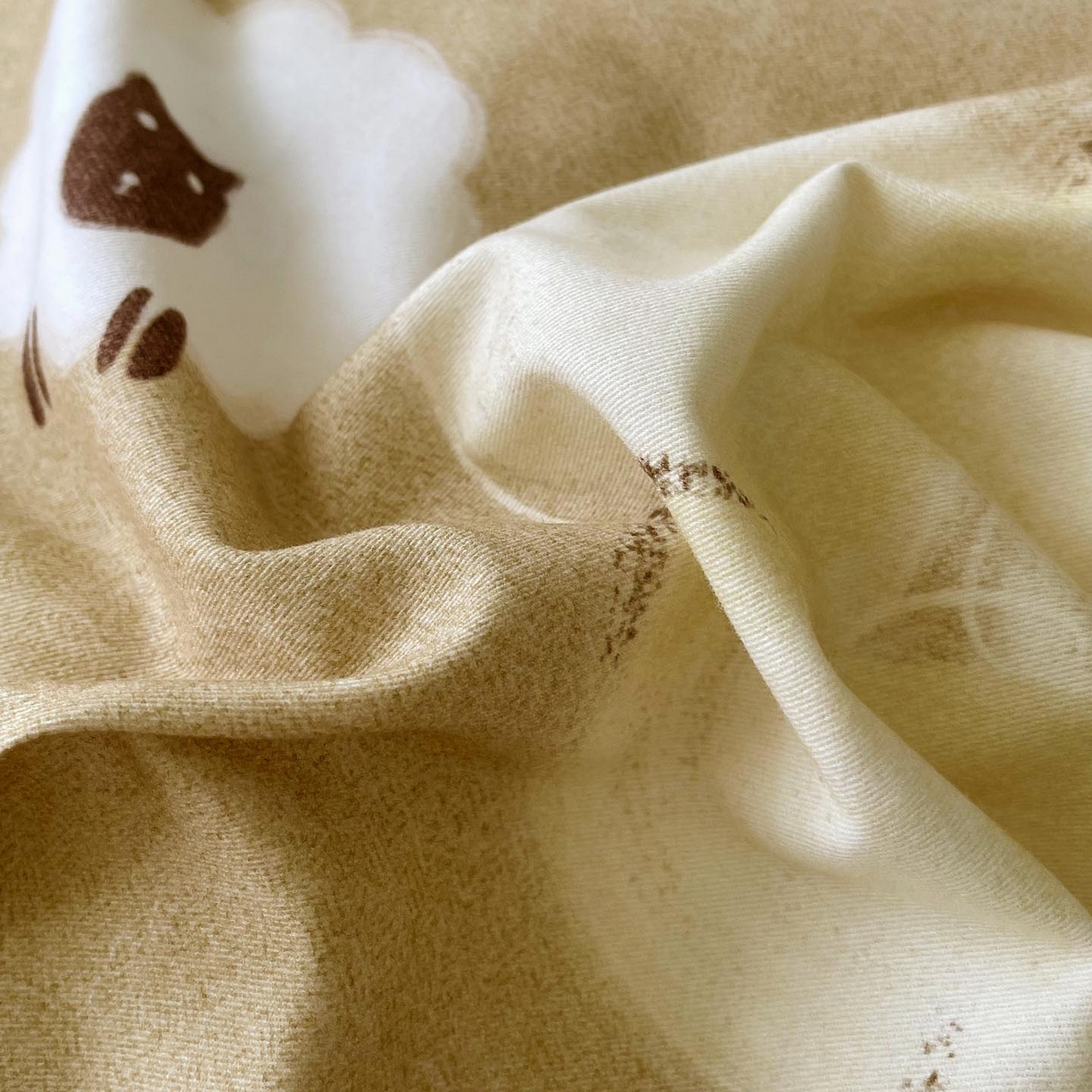 91家纺网 家纺一手货源 找家纺 宜家坊 2025新款升级疆大白全棉加厚生态磨毛四件套 悠闲午后