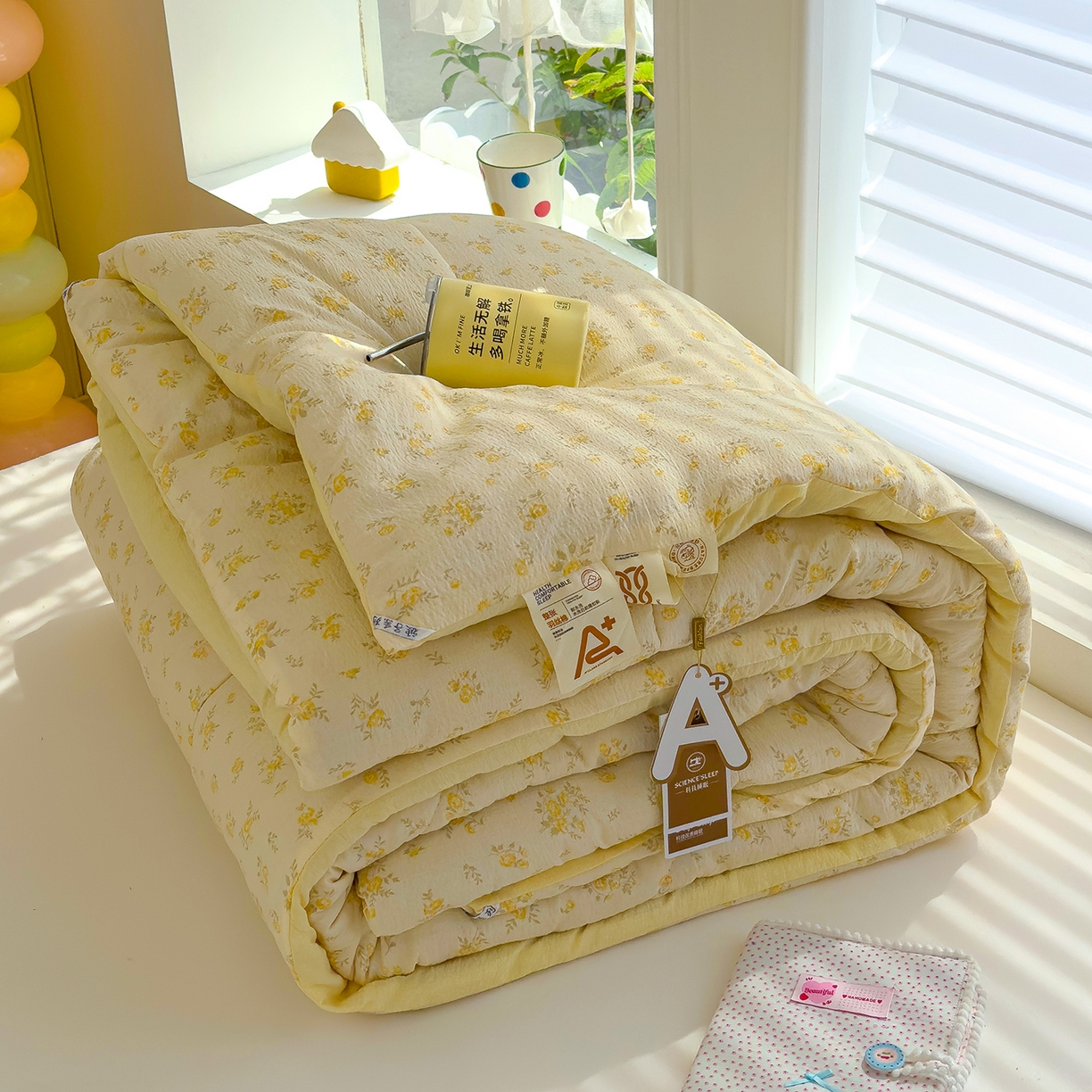 弗苓家纺 2025新款A类云感有氧双层纱冬被被子被芯 舒芙蕾
