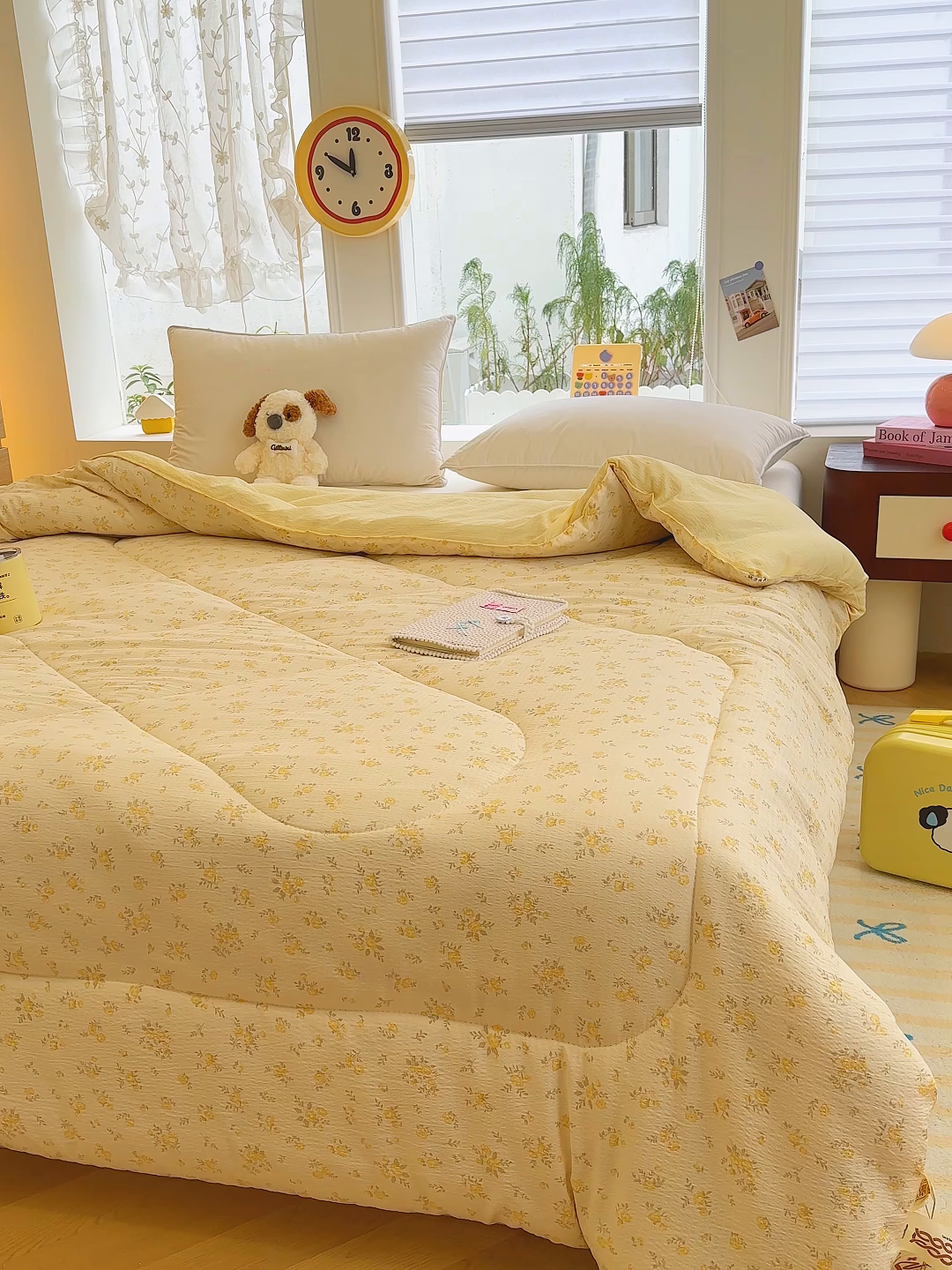 91家纺网 家纺一手货源 找家纺 弗苓家纺 2025新款A类云感有氧双层纱冬被被子被芯 舒芙蕾