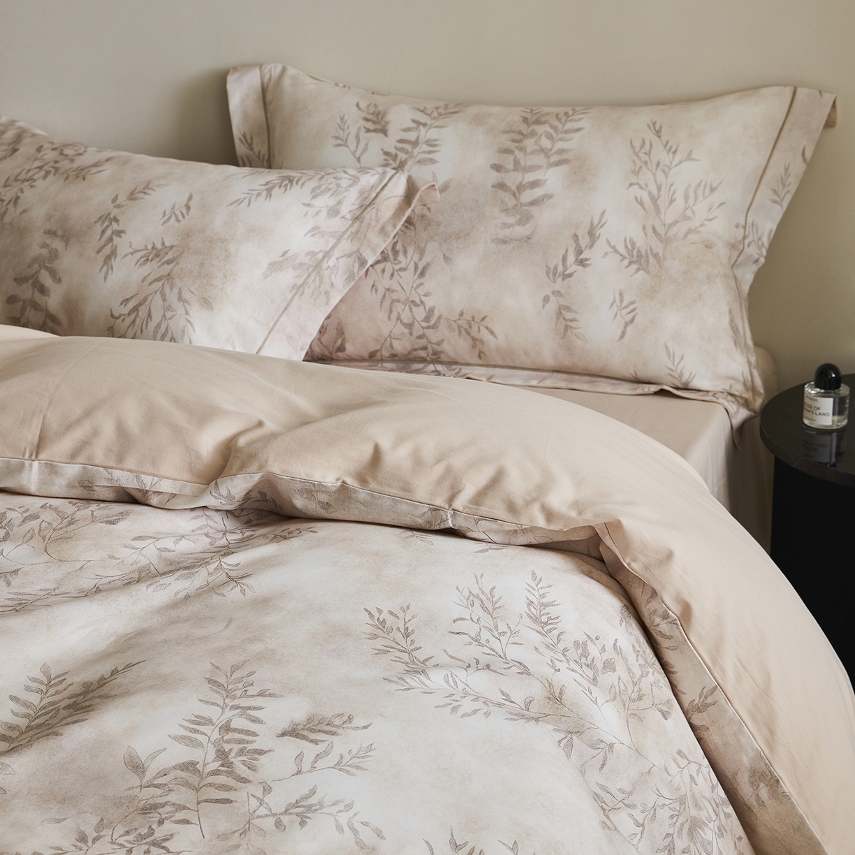 91家纺网 家纺一手货源 找家纺 XIWEN-希文家纺 2025秋冬新款全棉纯棉生态磨毛印花四件套 杏花微雨