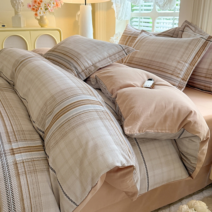 巧玲珑 2025新款100%数码印花生态AB版四件套 洛基