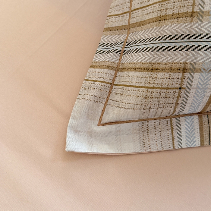 91家纺网 家纺一手货源 找家纺 巧玲珑 2025新款100%数码印花生态AB版四件套 洛基