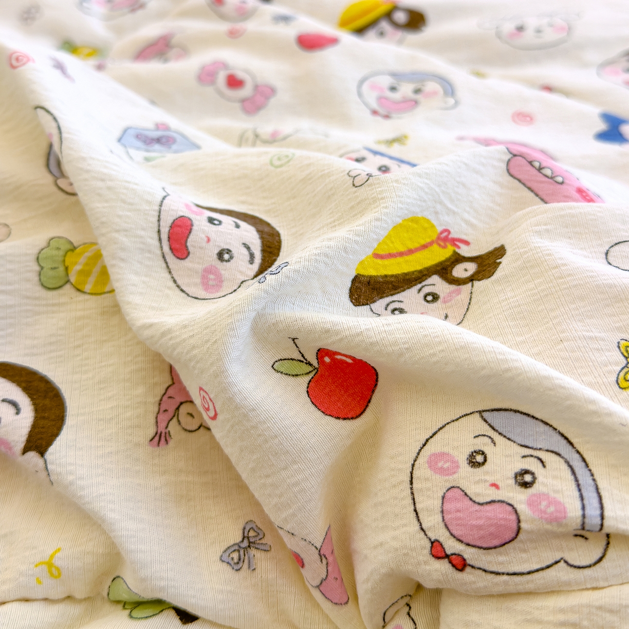 91家纺网 家纺一手货源 找家纺 弗苓家纺 2025新款A类云感有氧双层纱冬被被子被芯 小新