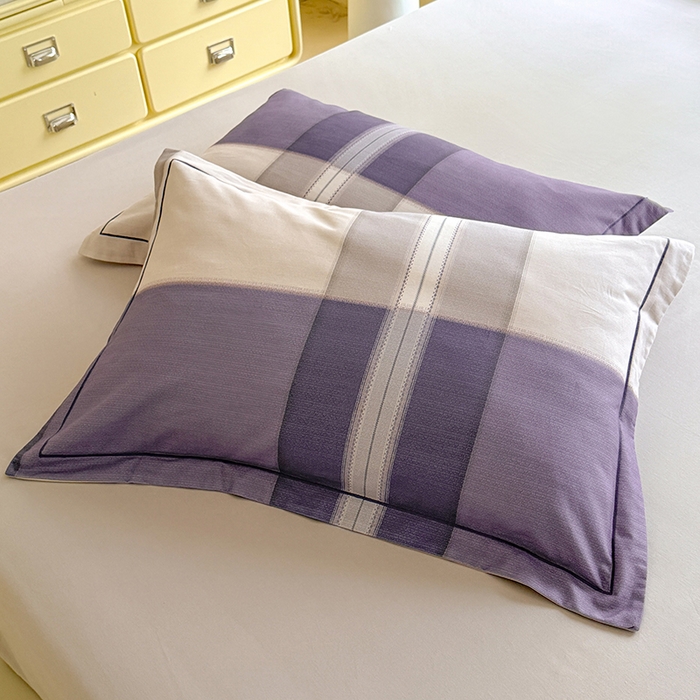 91家纺网 家纺一手货源 找家纺 巧玲珑 2025新款100%数码印花生态AB版四件套 墨雨