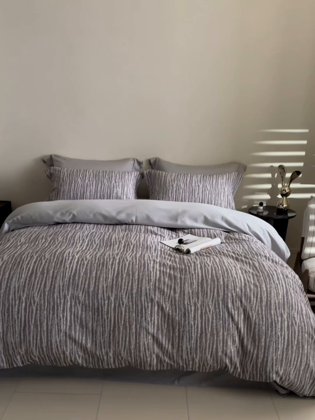 91家纺网 家纺一手货源 找家纺 XIWEN-希文家纺 2025秋冬新款全棉纯棉生态磨毛印花四件套 艺述