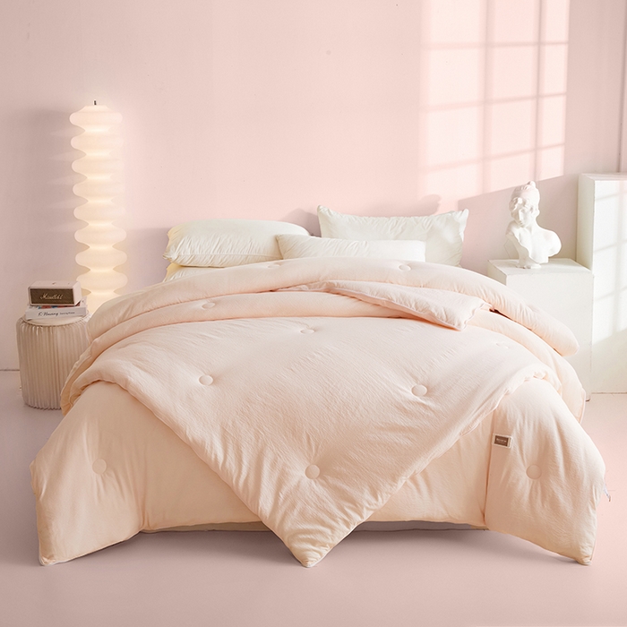 91家纺网 家纺一手货源 找家纺 （总）寐居家纺 2025新款亲肤羽丝棉子母被被子被芯