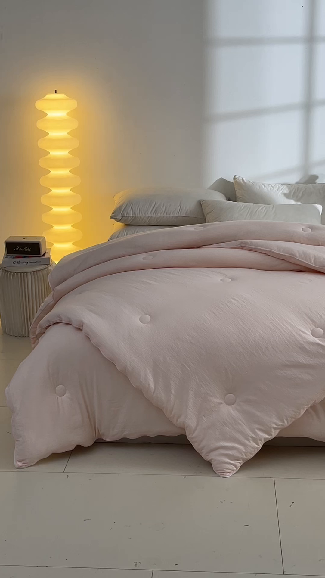 91家纺网 家纺一手货源 找家纺 寐居家纺 2025新款亲肤羽丝棉子母被被子被芯 子母被-梦幻玉