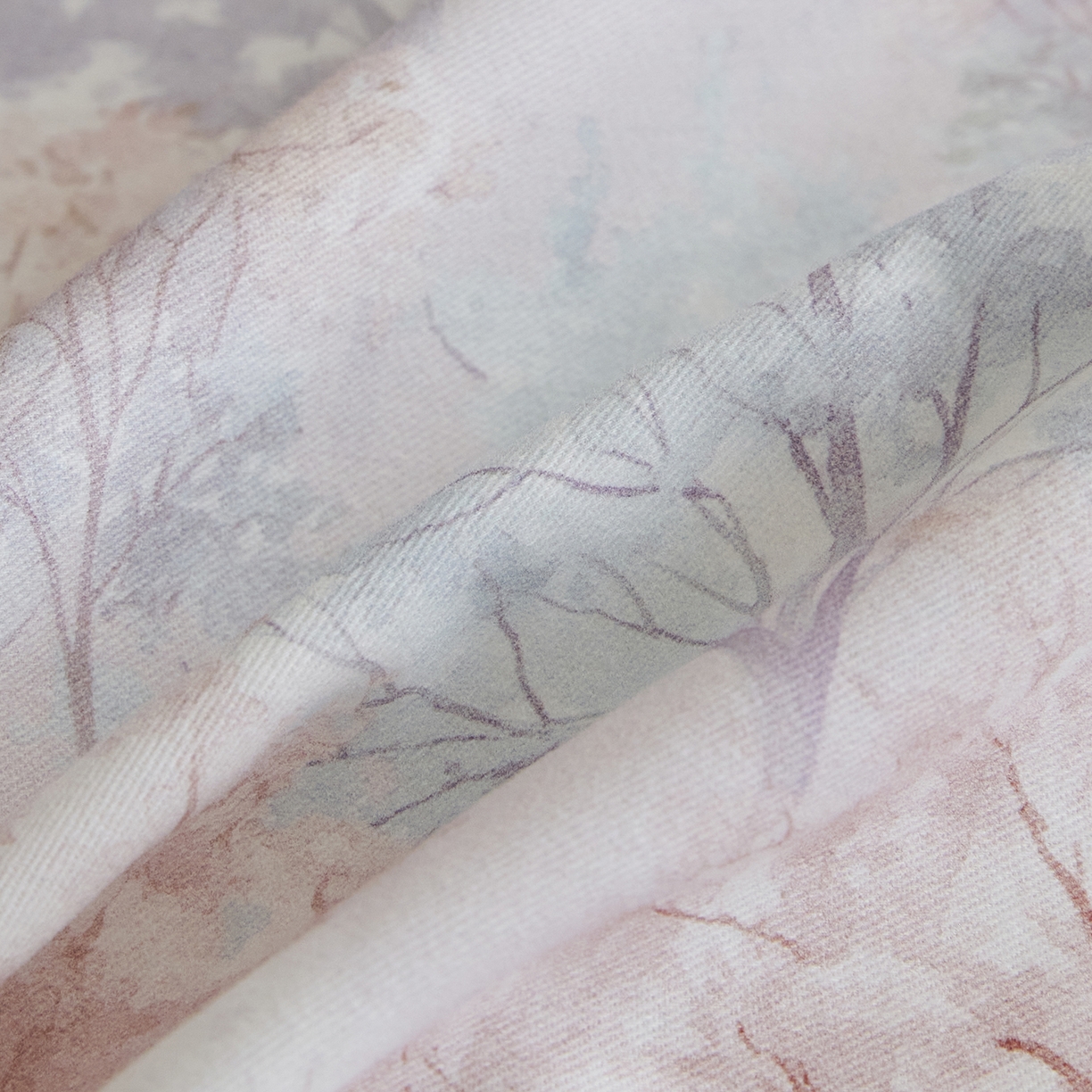 91家纺网 家纺一手货源 找家纺 XIWEN-希文家纺 2025秋冬新款全棉纯棉生态磨毛印花四件套 云栖处