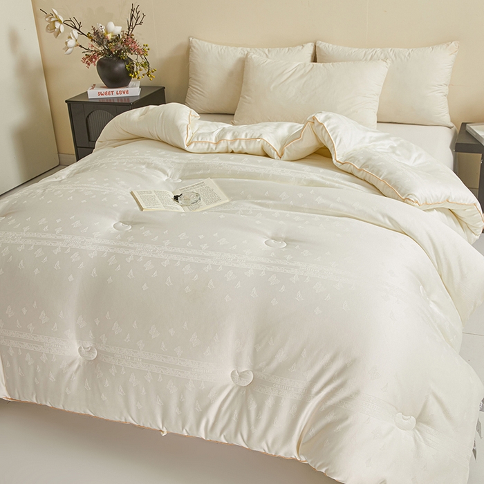 91家纺网 家纺一手货源 找家纺 （总）寐居家纺 2025新款莫代尔提花被子被芯