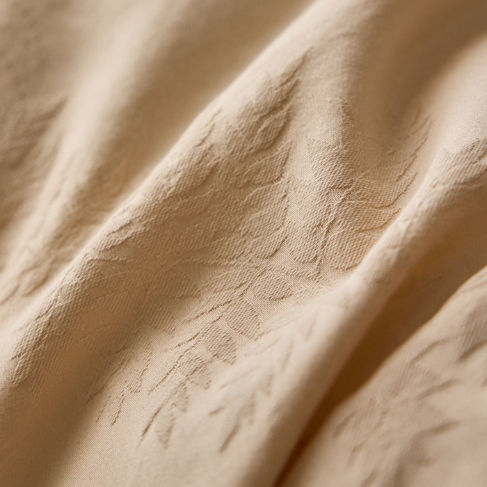 91家纺网 家纺一手货源 找家纺 （总）禾时 2025新款60s轻奢提花磨毛四件套—云杉