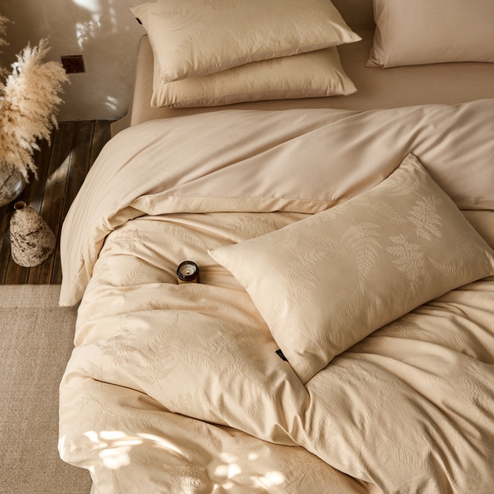 91家纺网 家纺一手货源 找家纺 禾时 2025新款60s轻奢提花磨毛四件套—云杉 云杉-皇家米