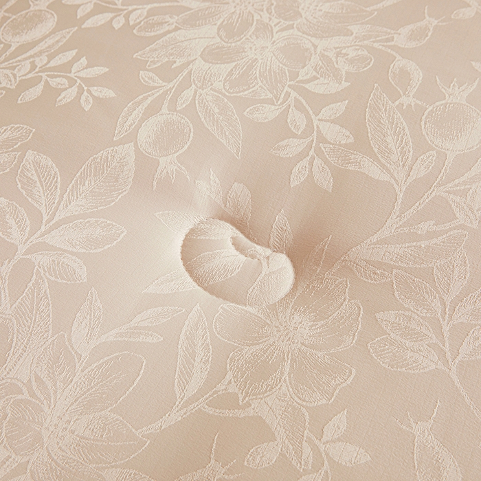 91家纺网 家纺一手货源 找家纺 寐居家纺 2025新款莫代尔提花被子被芯 叶芝-金