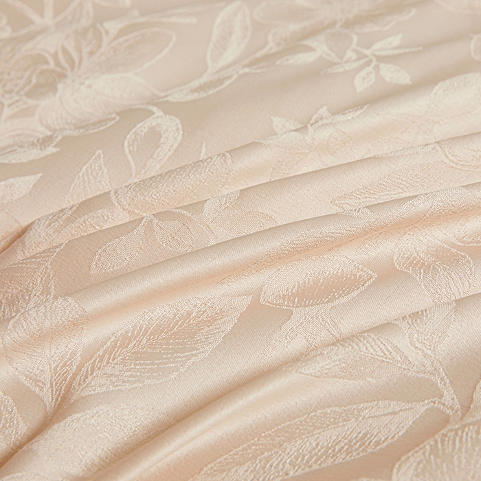 91家纺网 家纺一手货源 找家纺 寐居家纺 2025新款莫代尔提花被子被芯 叶芝-金