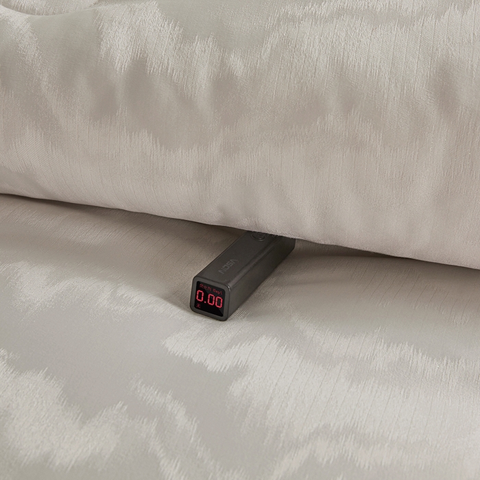 91家纺网 家纺一手货源 找家纺 寐居家纺 2025新款莫代尔提花被子被芯 云馥-灰