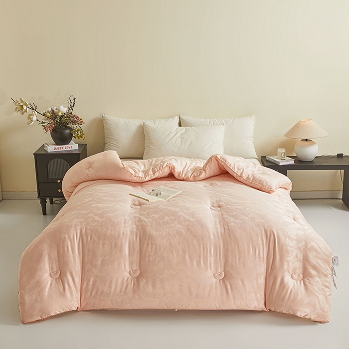 91家纺网 家纺一手货源 找家纺 寐居家纺 2025新款莫代尔提花被子被芯 云馥-玉