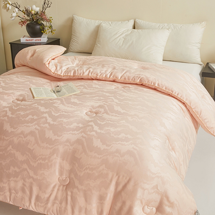 91家纺网 家纺一手货源 找家纺 寐居家纺 2025新款莫代尔提花被子被芯 云馥-玉