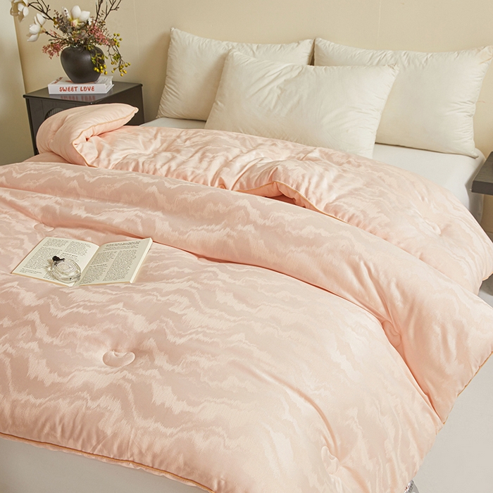 91家纺网 家纺一手货源 找家纺 寐居家纺 2025新款莫代尔提花被子被芯 云馥-玉