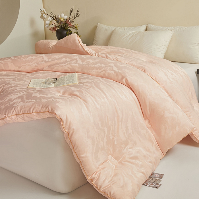 91家纺网 家纺一手货源 找家纺 寐居家纺 2025新款莫代尔提花被子被芯 云馥-玉