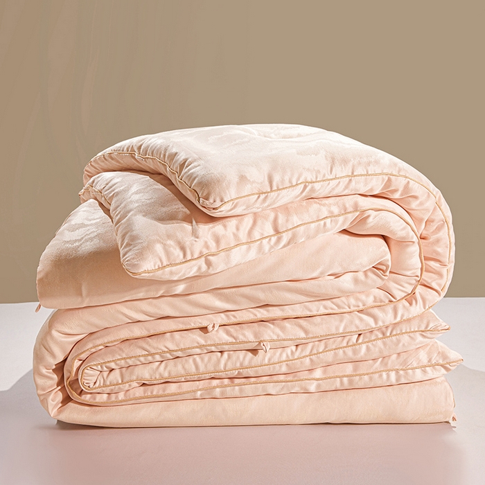 91家纺网 家纺一手货源 找家纺 寐居家纺 2025新款莫代尔提花被子被芯 云馥-玉