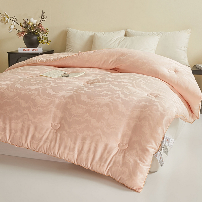 91家纺网 家纺一手货源 找家纺 寐居家纺 2025新款莫代尔提花被子被芯 云馥-玉