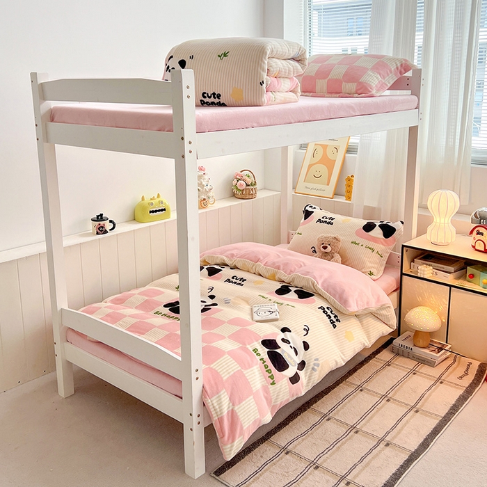 91家纺网 家纺一手货源 找家纺 （总）卡普二店 2024新款牛奶绒学生三件套系列