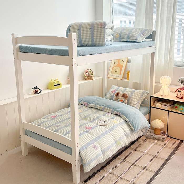 91家纺网 家纺一手货源 找家纺 （总）卡普二店 2024新款牛奶绒学生三件套系列