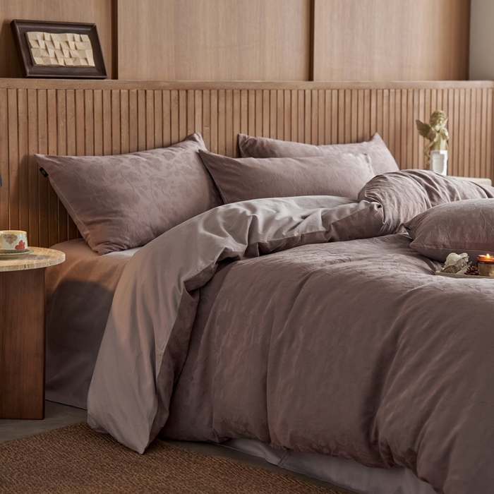 91家纺网 家纺一手货源 找家纺 （总）禾时 2025新款60s轻奢提花磨毛四件套—南风