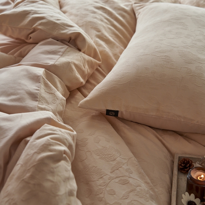 91家纺网 家纺一手货源 找家纺 禾时 2025新款60s轻奢提花磨毛四件套—南风 南风-皇家米