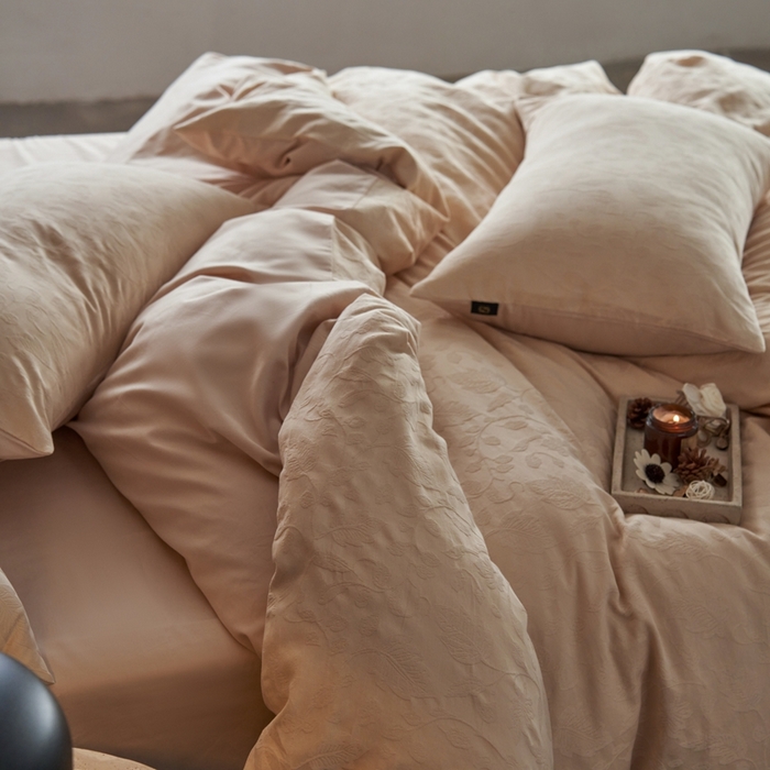 91家纺网 家纺一手货源 找家纺 禾时 2025新款60s轻奢提花磨毛四件套—南风 南风-皇家米