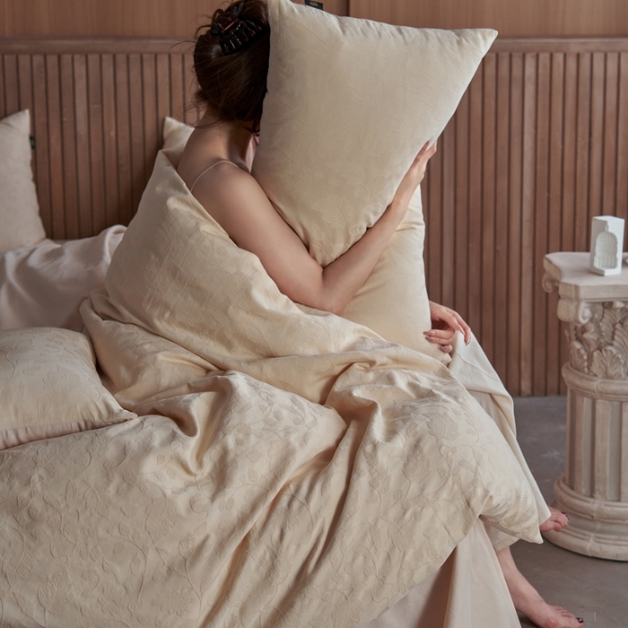 91家纺网 家纺一手货源 找家纺 禾时 2025新款60s轻奢提花磨毛四件套—南风 南风-皇家米