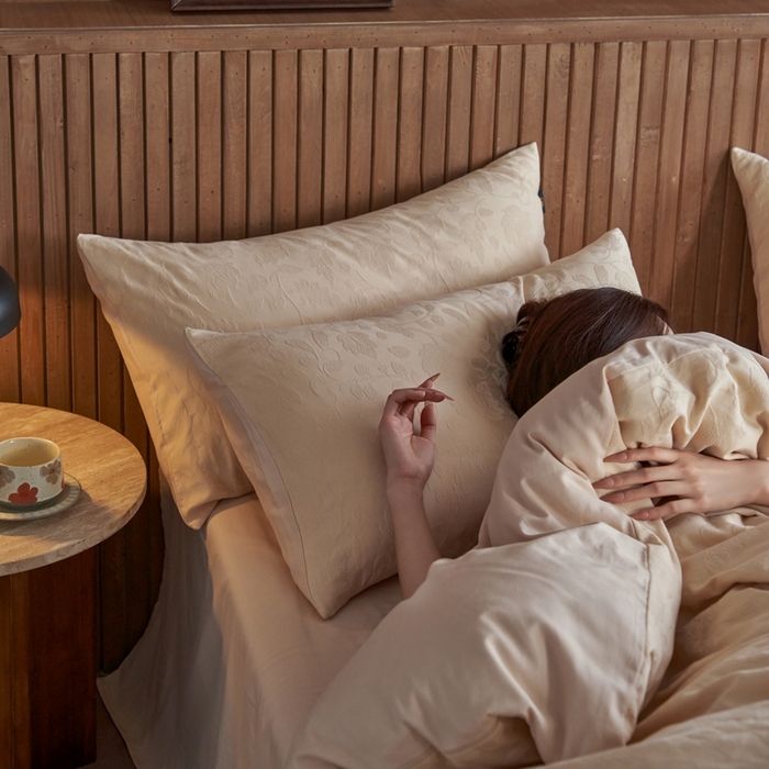 91家纺网 家纺一手货源 找家纺 禾时 2025新款60s轻奢提花磨毛四件套—南风 南风-皇家米