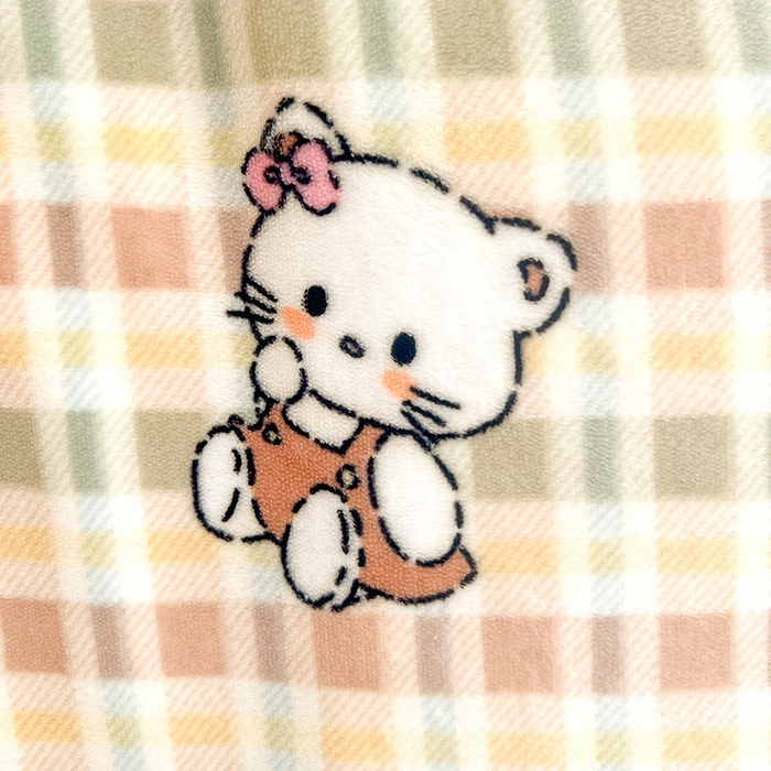 91家纺网 家纺一手货源 找家纺 卡普二店 2024新款牛奶绒学生三件套系列 凯蒂乐园