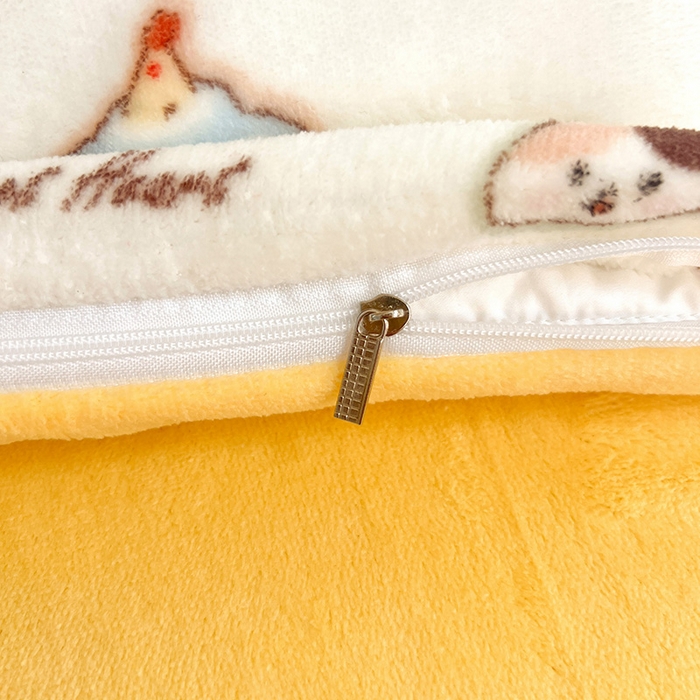 91家纺网 家纺一手货源 找家纺 卡普二店 2024新款牛奶绒学生三件套系列 童趣时光