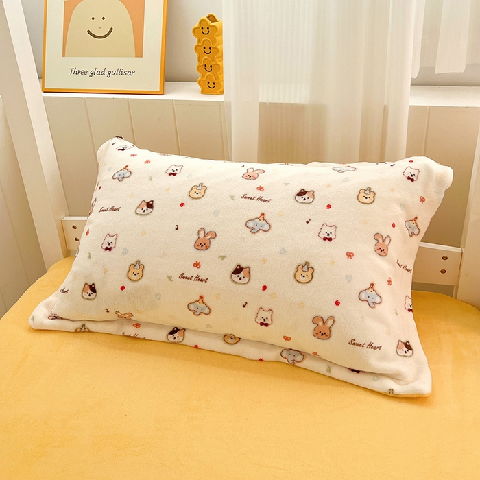 91家纺网 家纺一手货源 找家纺 卡普二店 2024新款牛奶绒学生三件套系列 童趣时光