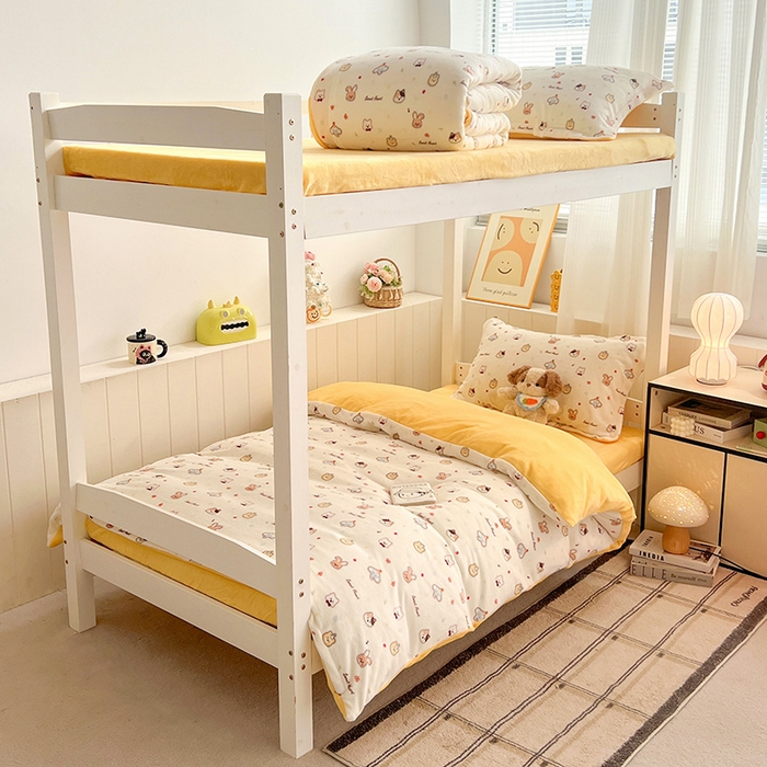 卡普二店 2024新款牛奶绒学生三件套系列 童趣时光