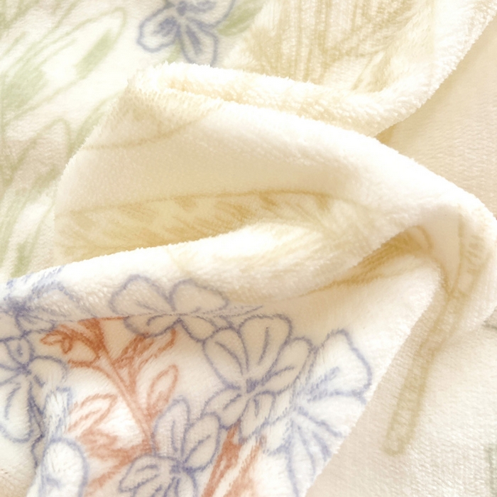 91家纺网 家纺一手货源 找家纺 卡普二店 2024新款牛奶绒学生三件套系列 幽兰花谷