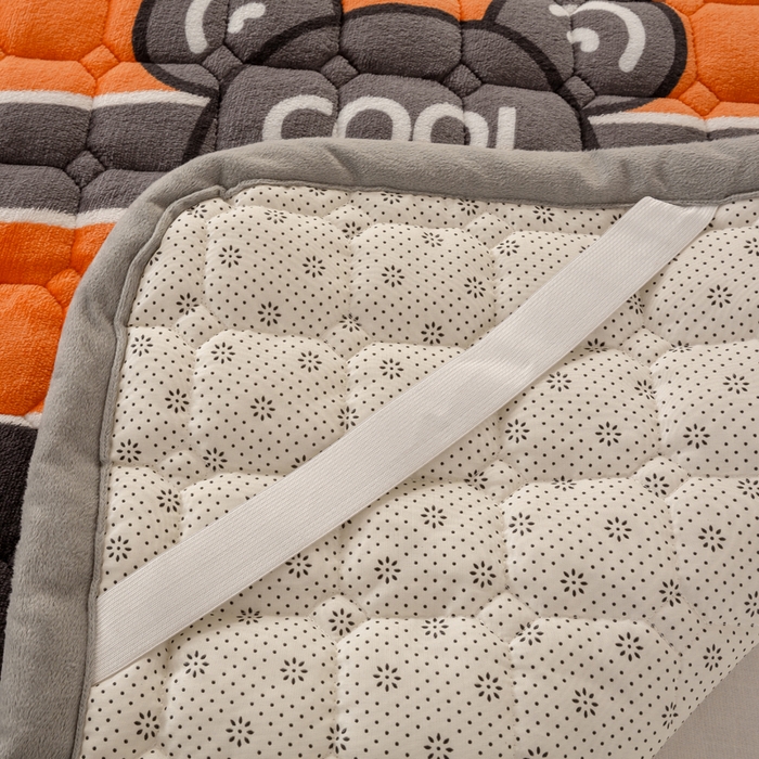 91家纺网 家纺一手货源 找家纺 宅部落 2025新款学生宿舍牛奶绒床垫保暖床褥子夹棉加厚印花床护垫 宝丽熊