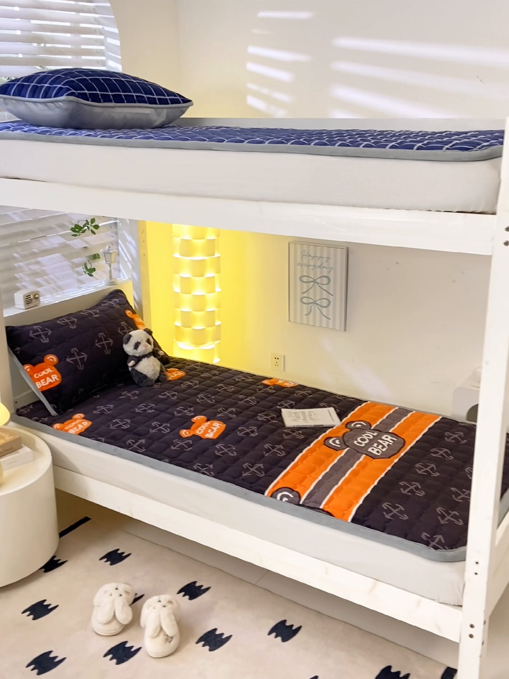 91家纺网 家纺一手货源 找家纺 宅部落 2025新款学生宿舍牛奶绒床垫保暖床褥子夹棉加厚印花床护垫 宝丽熊